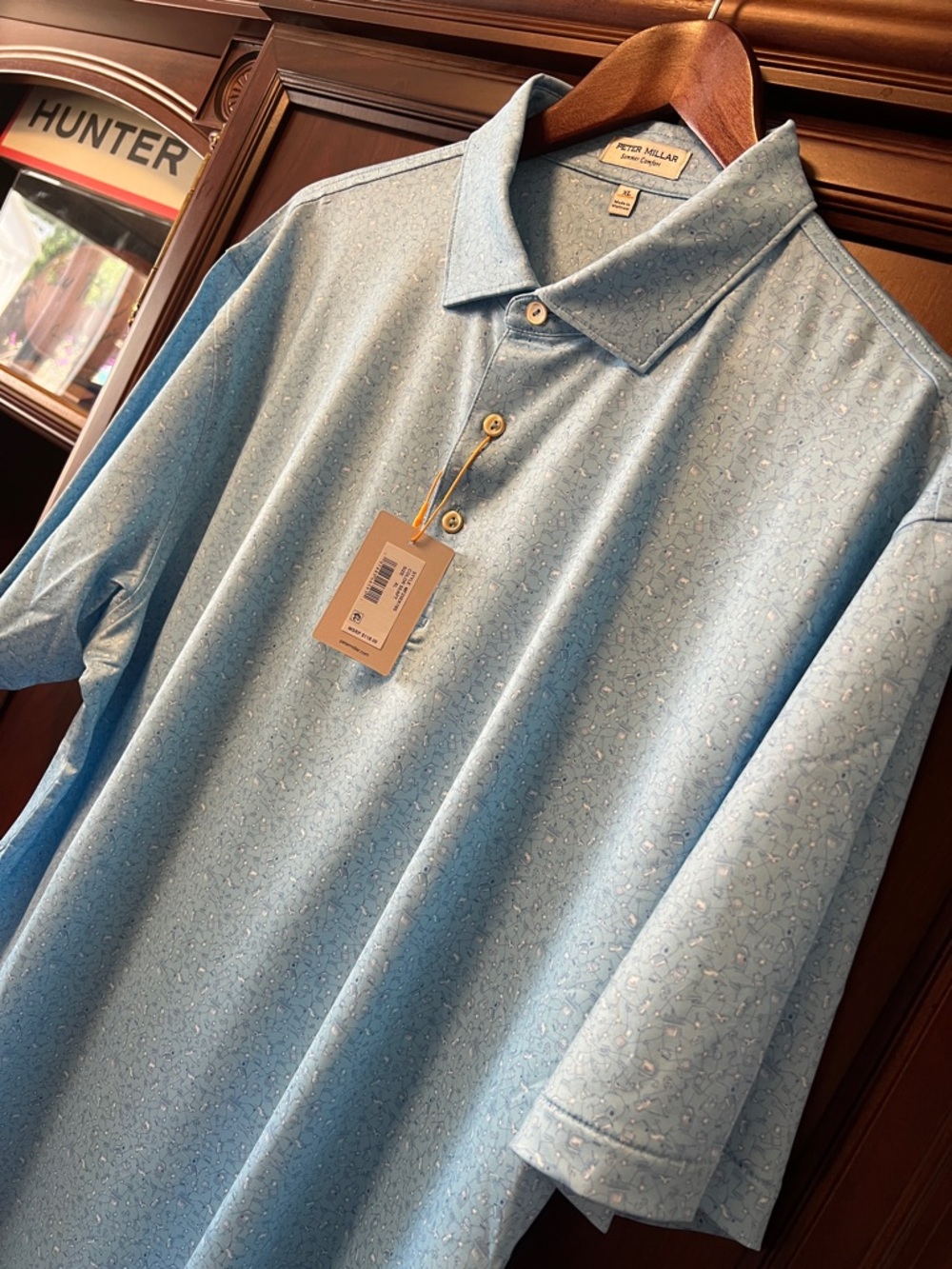 Brand New Peter Millar Summer Comfort Stretch Jet ✈️ Life themed Golf ⛳️ Polo 👕!